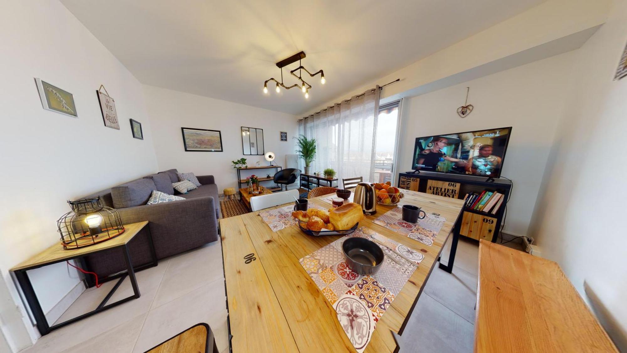 Апартаменты Le Marcellin Colmar - Garage - Terrasse Экстерьер фото